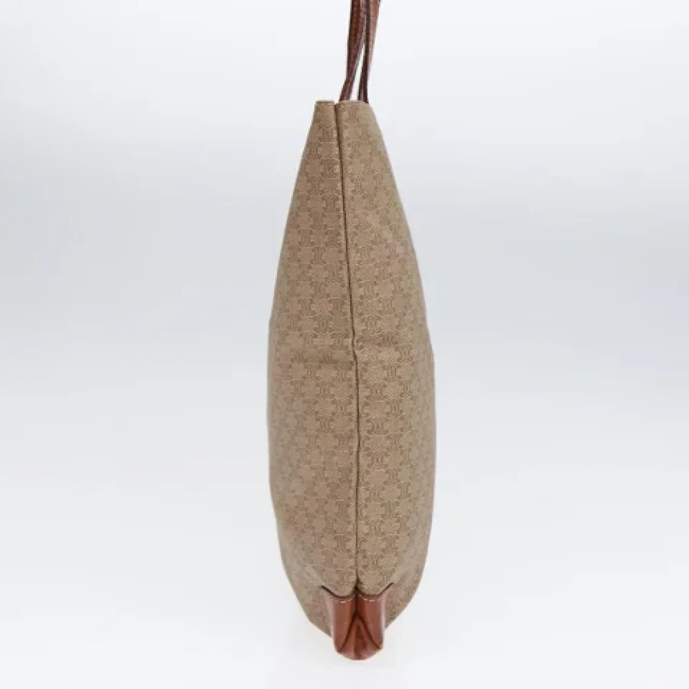 Celine Vintage Pre-owned Canvas handbags Beige Dames