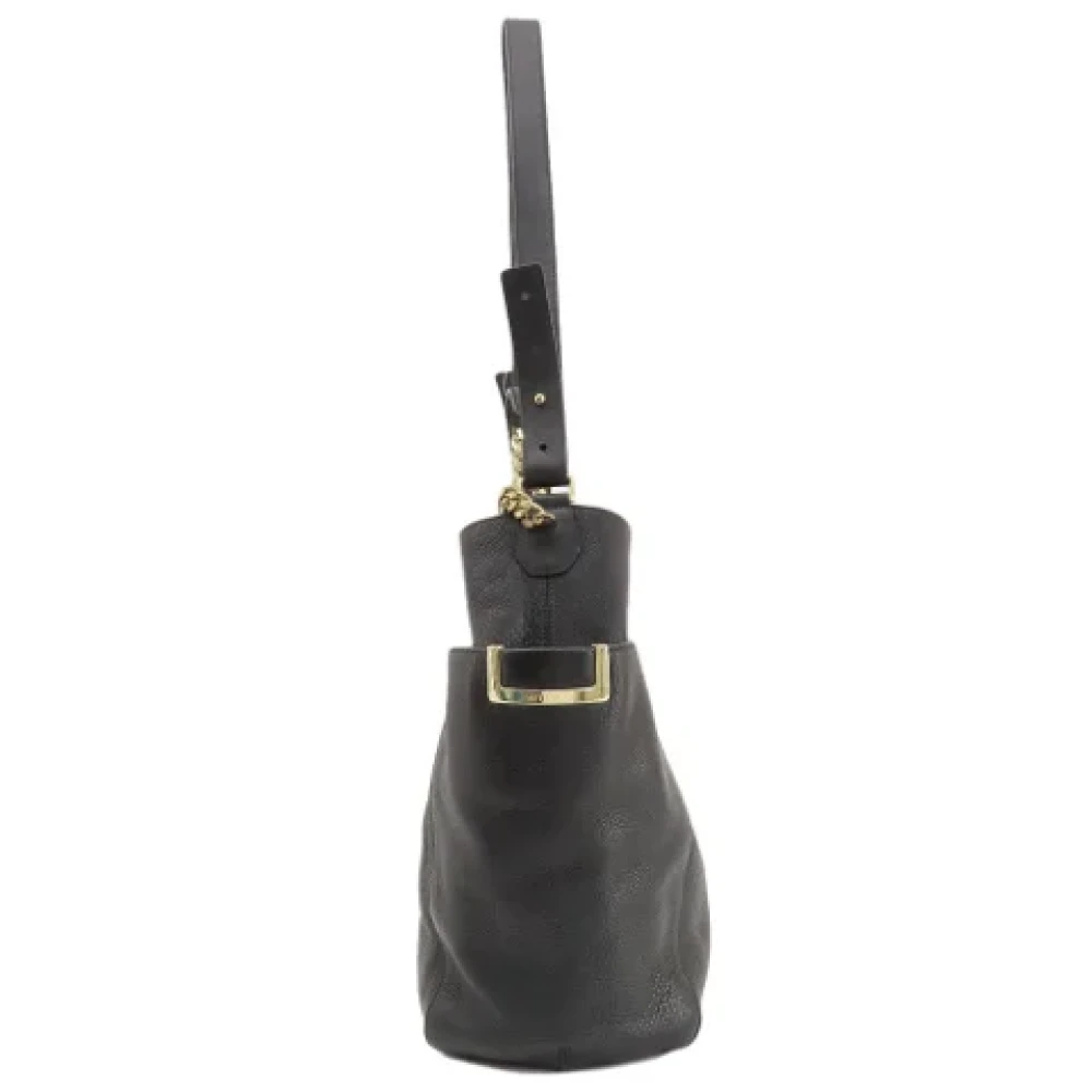 Jimmy Choo Pre-owned Leather shoulder-bags Black Dames