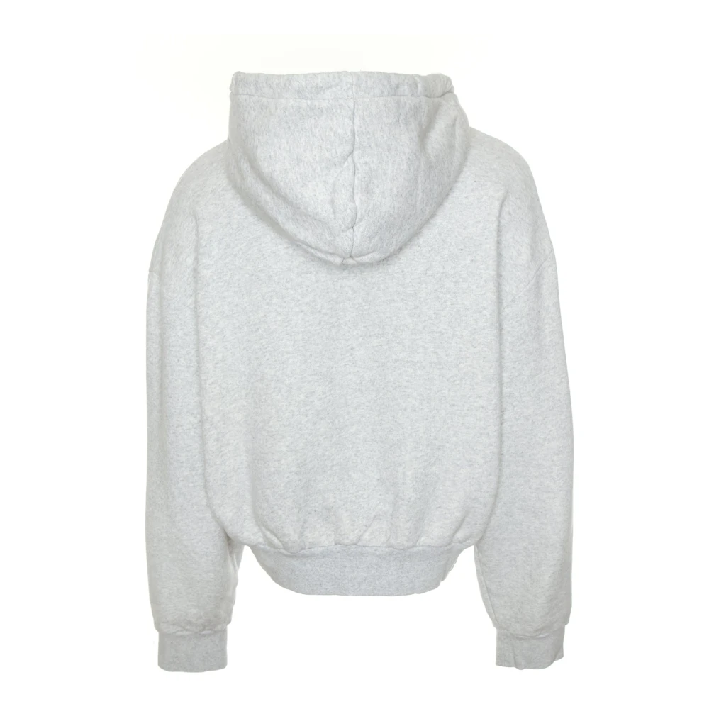 Jacquemus Oversized hoodie met kangoeroezak Gray Heren
