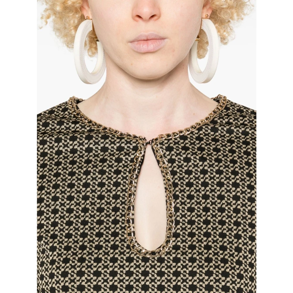 Liu Jo Zwarte Elegante Jurken Black Dames