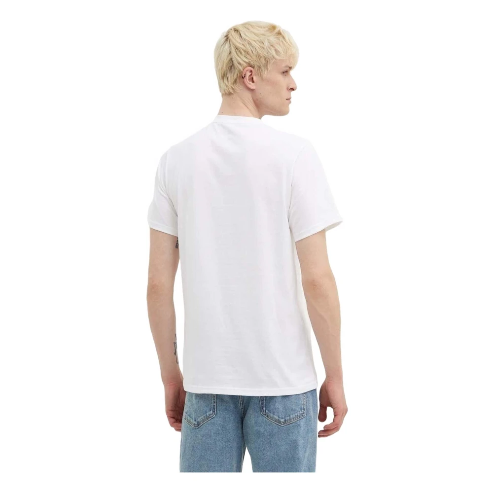 Converse Chuck Patch Distort Tee T-shirt White Heren