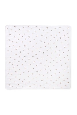 couverture-de-luxe-blanche-avec-ours-en-peluche