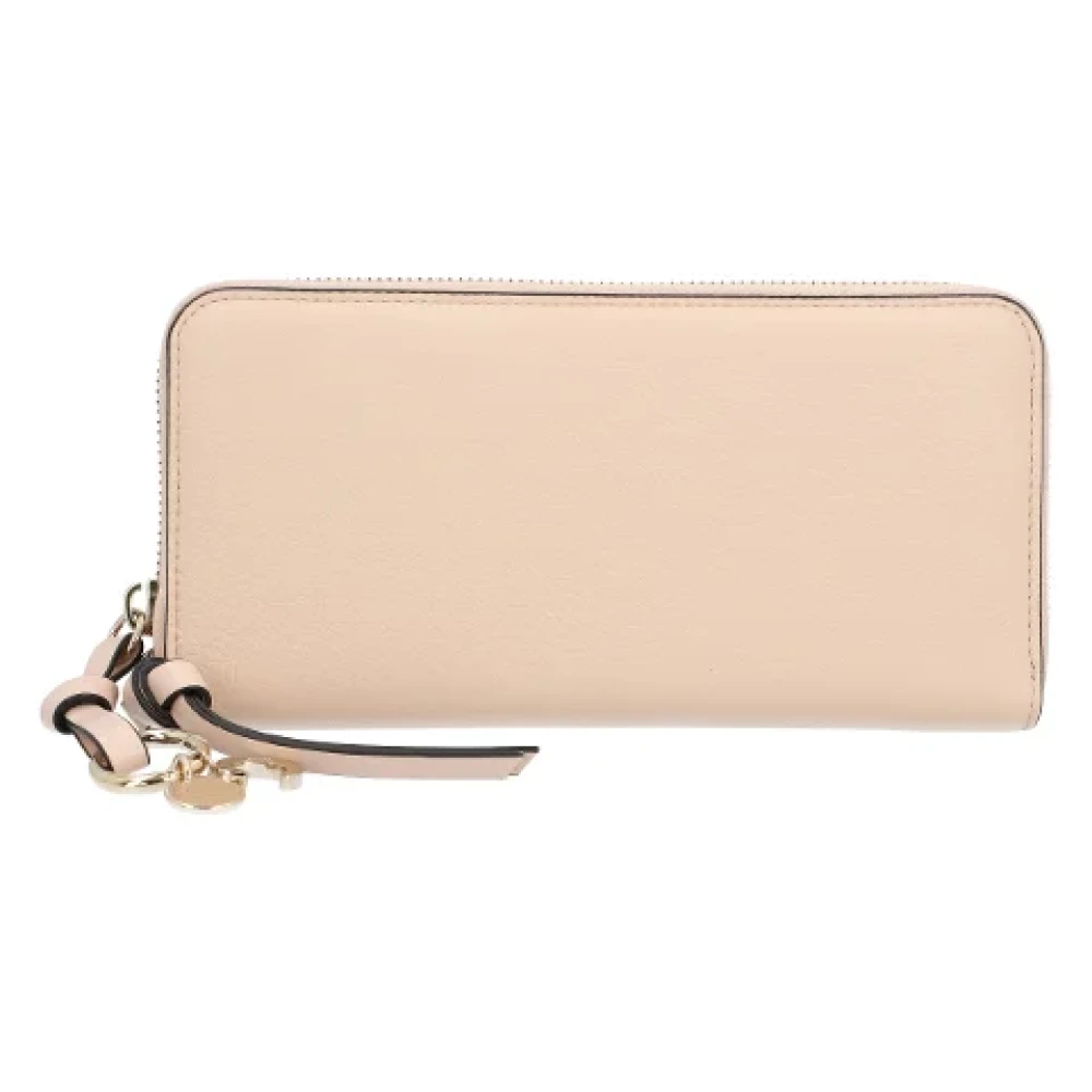 Chloé Leather pouches Beige Dames