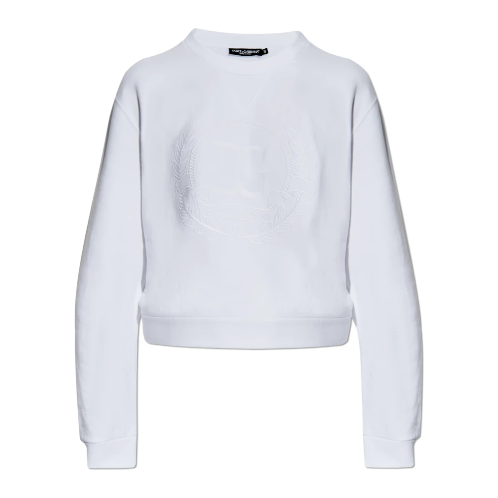 Dolce & Gabbana Donna Bianco Felpe, M, New,