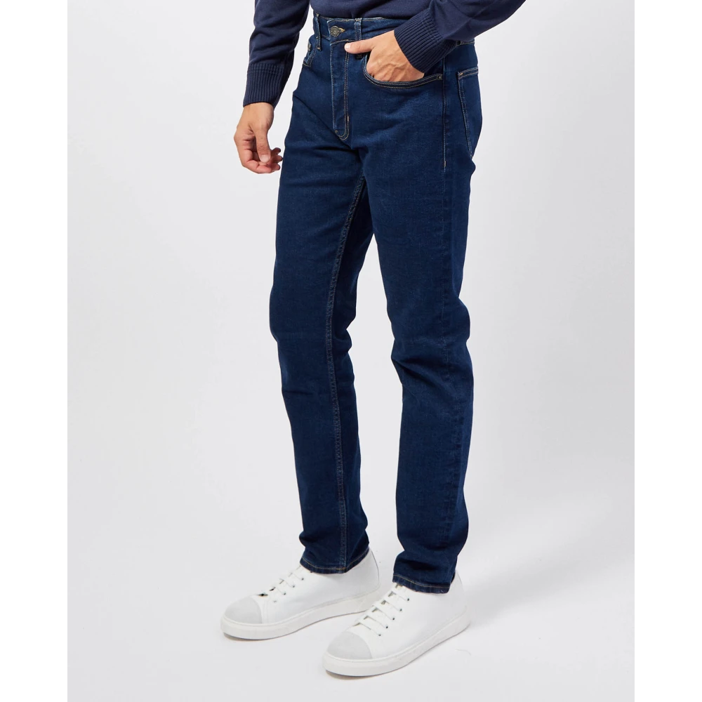Guess Slim Fit Blauwe Denim Jeans Blue Heren