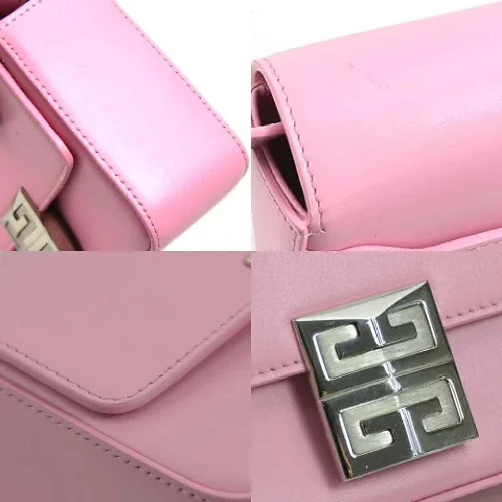 Givenchy Pre-owned Leather shoulder-bags Pink Dames