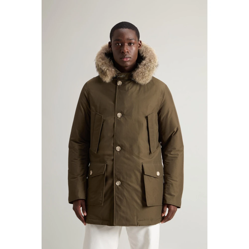 Woolrich Arctic Parka met Bontinzet Green Heren