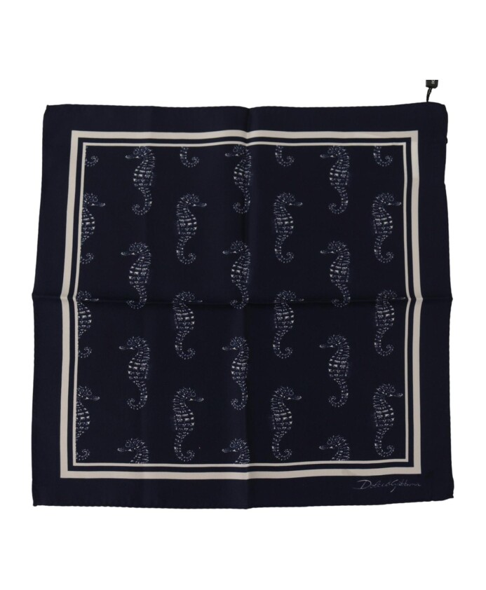 foulard-en-soie-imprime-hippocampe-bleu