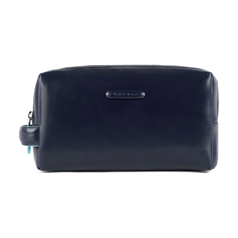 Piquadro Unisex Blau Kulturtbeutel Mit Zwei Fächern