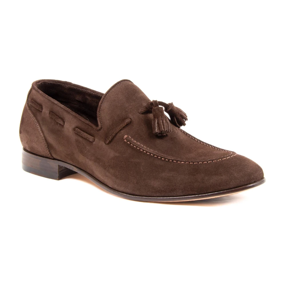 Dee Ocleppo Italienska mocka loafers mörkbrun Brown, Herr