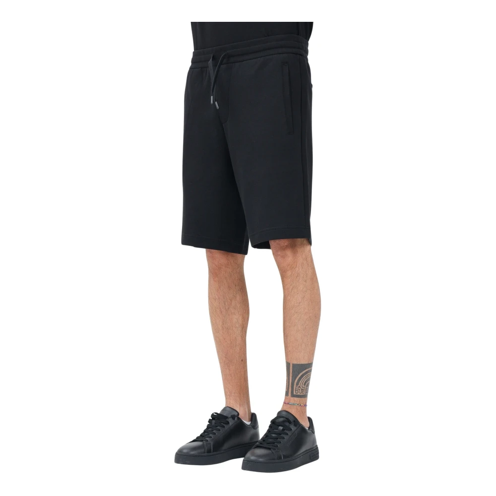Armani Exchange Sportieve Zwarte Shorts voor Mannen Black Heren