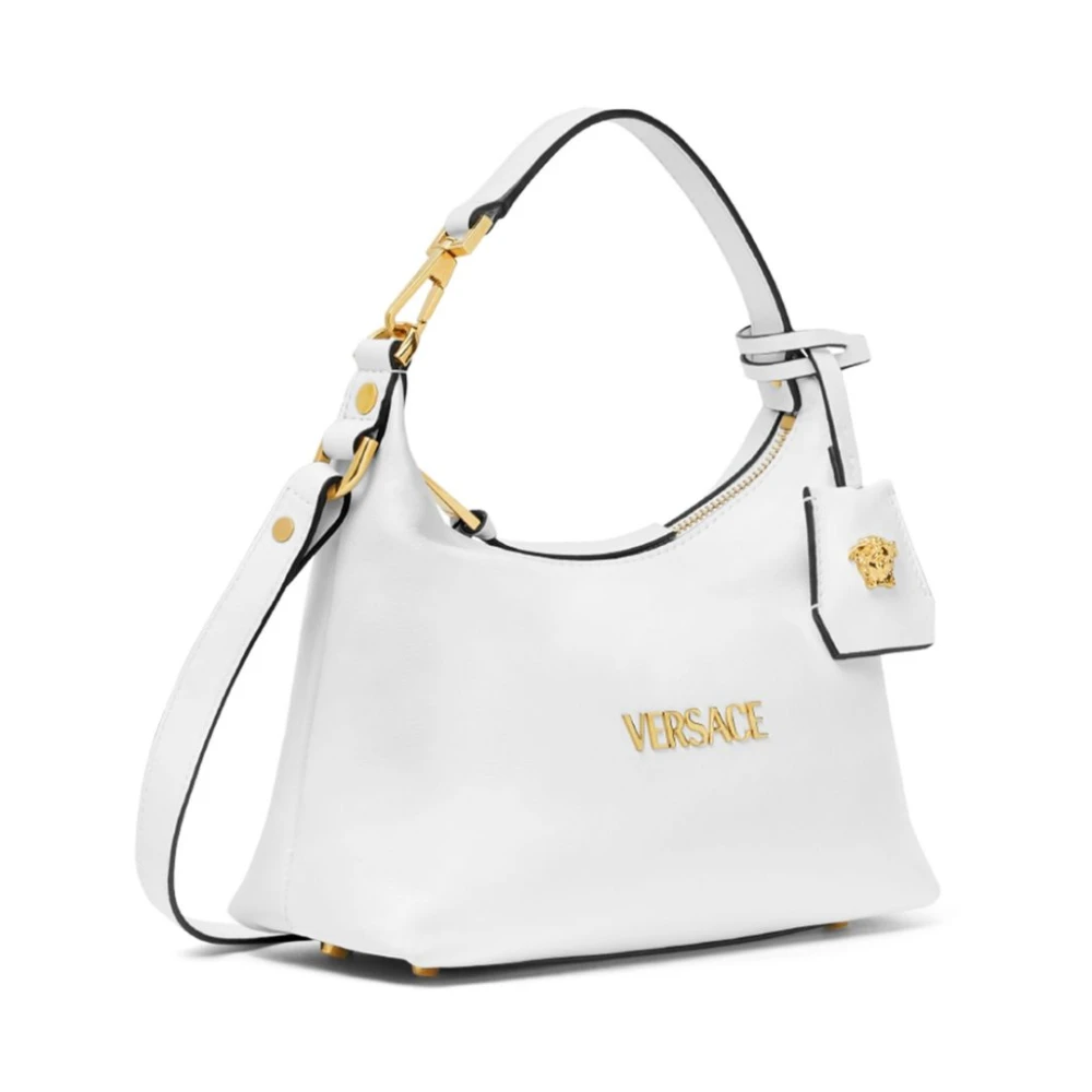 Versace Lamsleren Top Hand Schoudertas White Dames