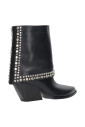 bottines-texanes-en-cuir-noir