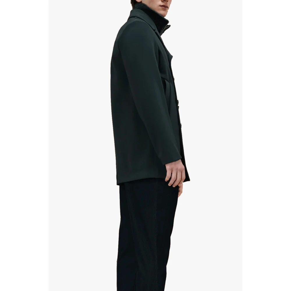 RRD Winter Thermo Double-Breasted Coat Green Heren