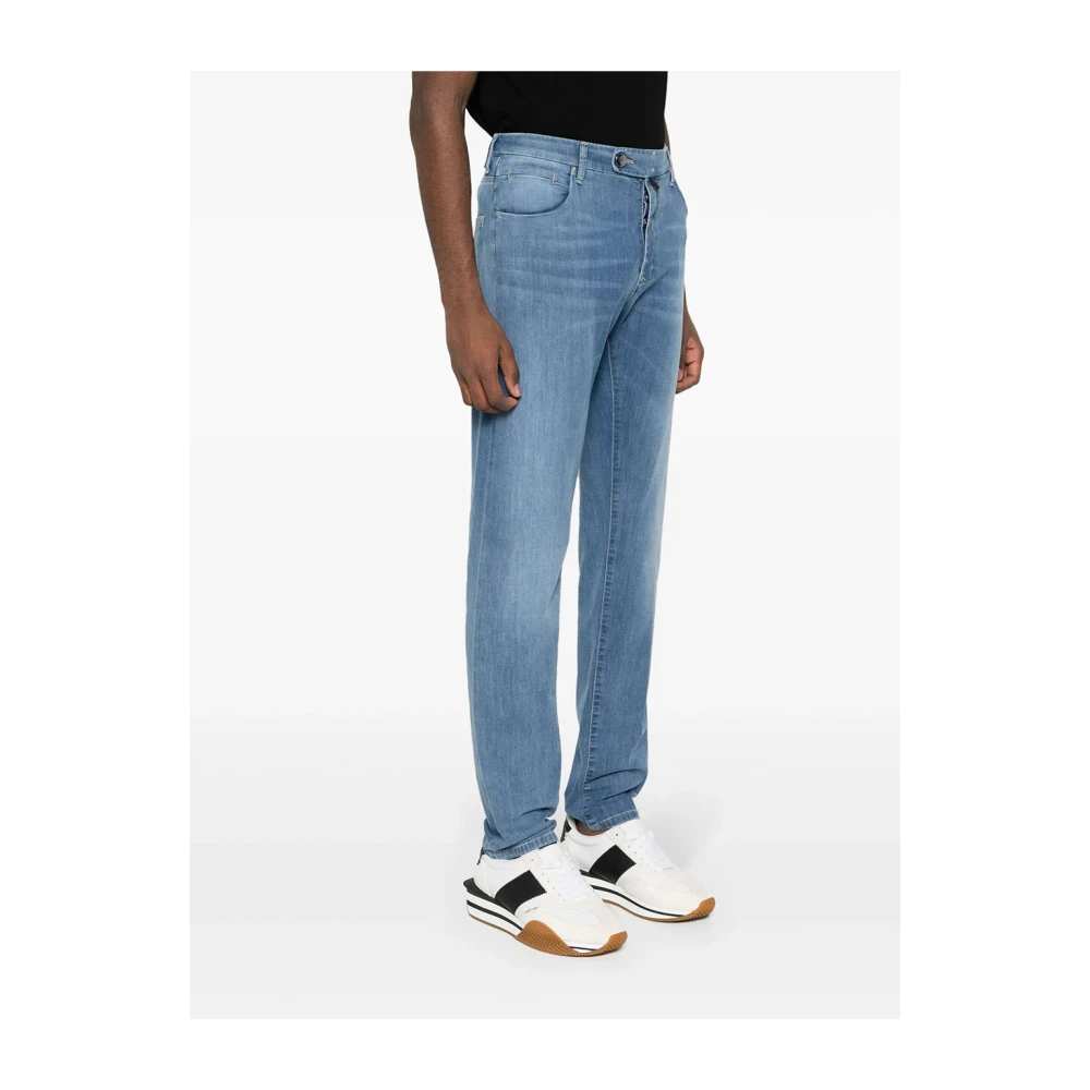 Incotex Speciale Denim Broek Blue Heren