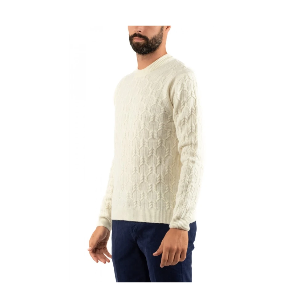 Daniele Fiesoli Heren Gebreide Trui Beige Heren
