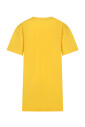 robe-courte-en-coton-jaune-a-manches-courtes-avec-fleur