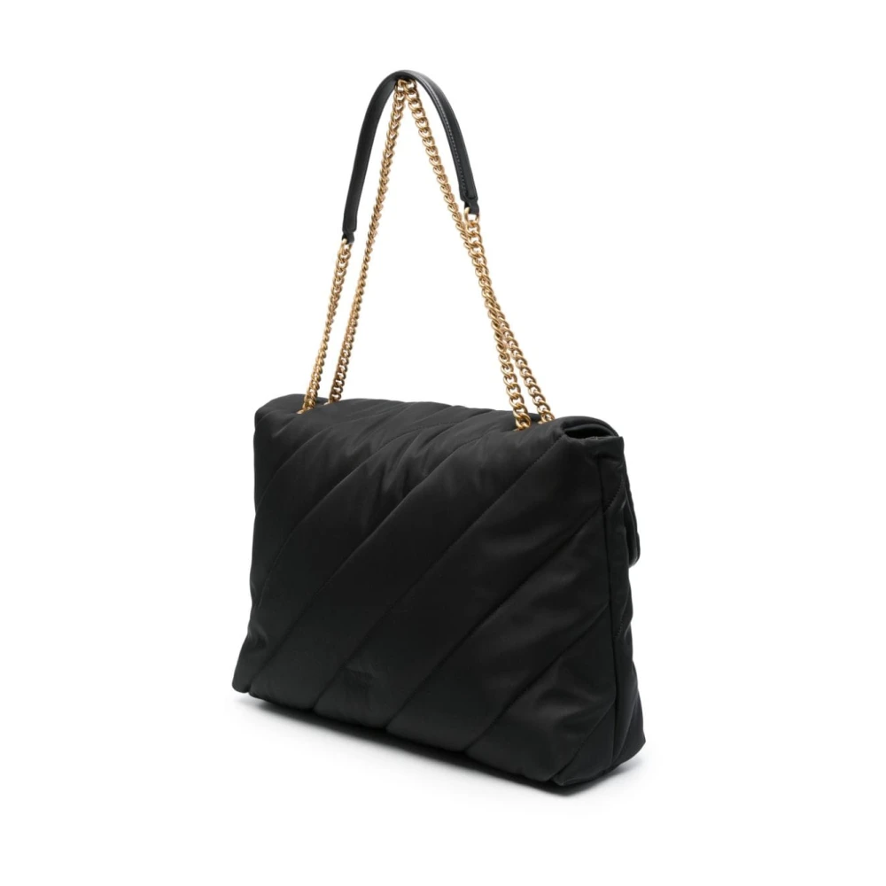 pinko Stijlvolle Zwarte Tassen Black Dames