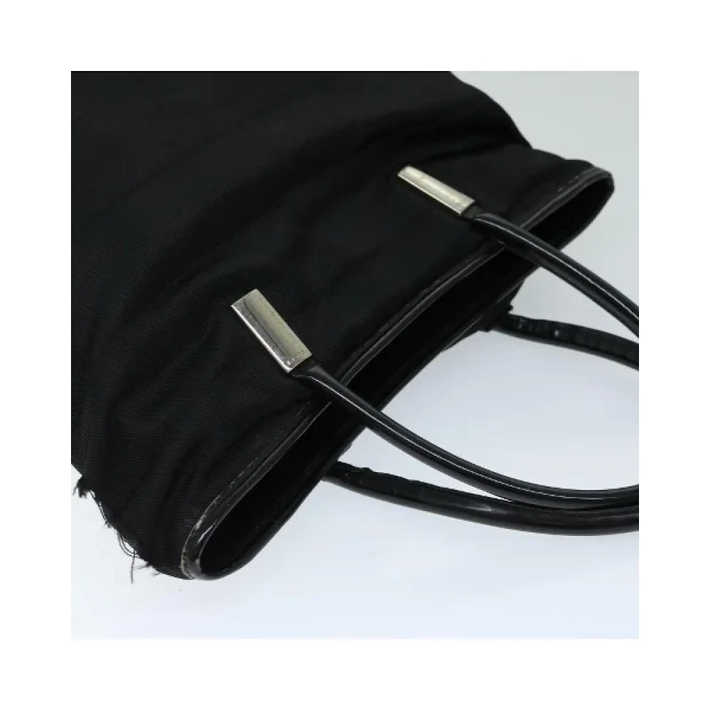 Gucci Vintage Pre-owned Nylon handbags Black Dames
