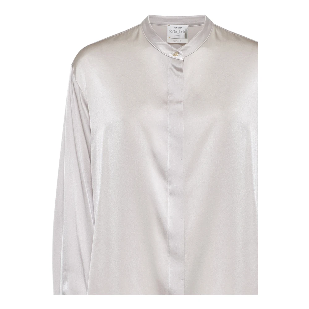 Forte Elegante Overhemden Collectie White Dames
