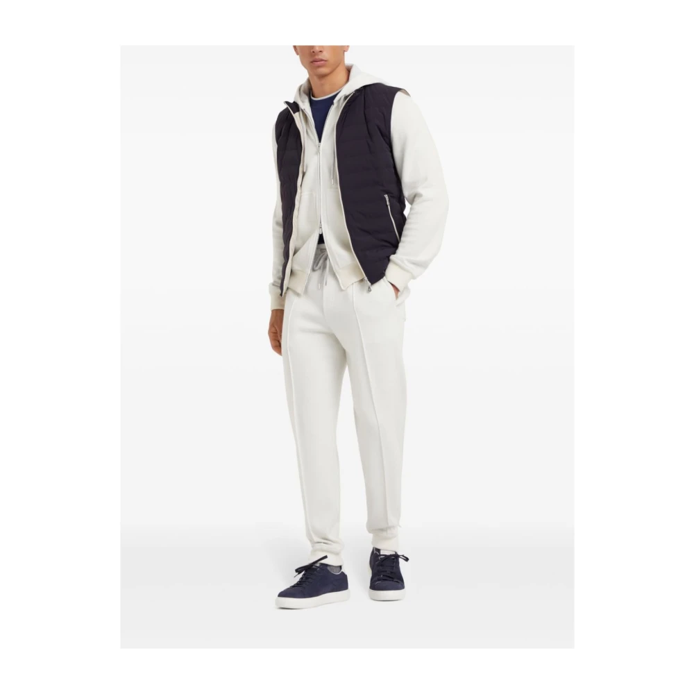 BRUNELLO CUCINELLI Blauwe Gebreide Trui Aw24 Blue Heren