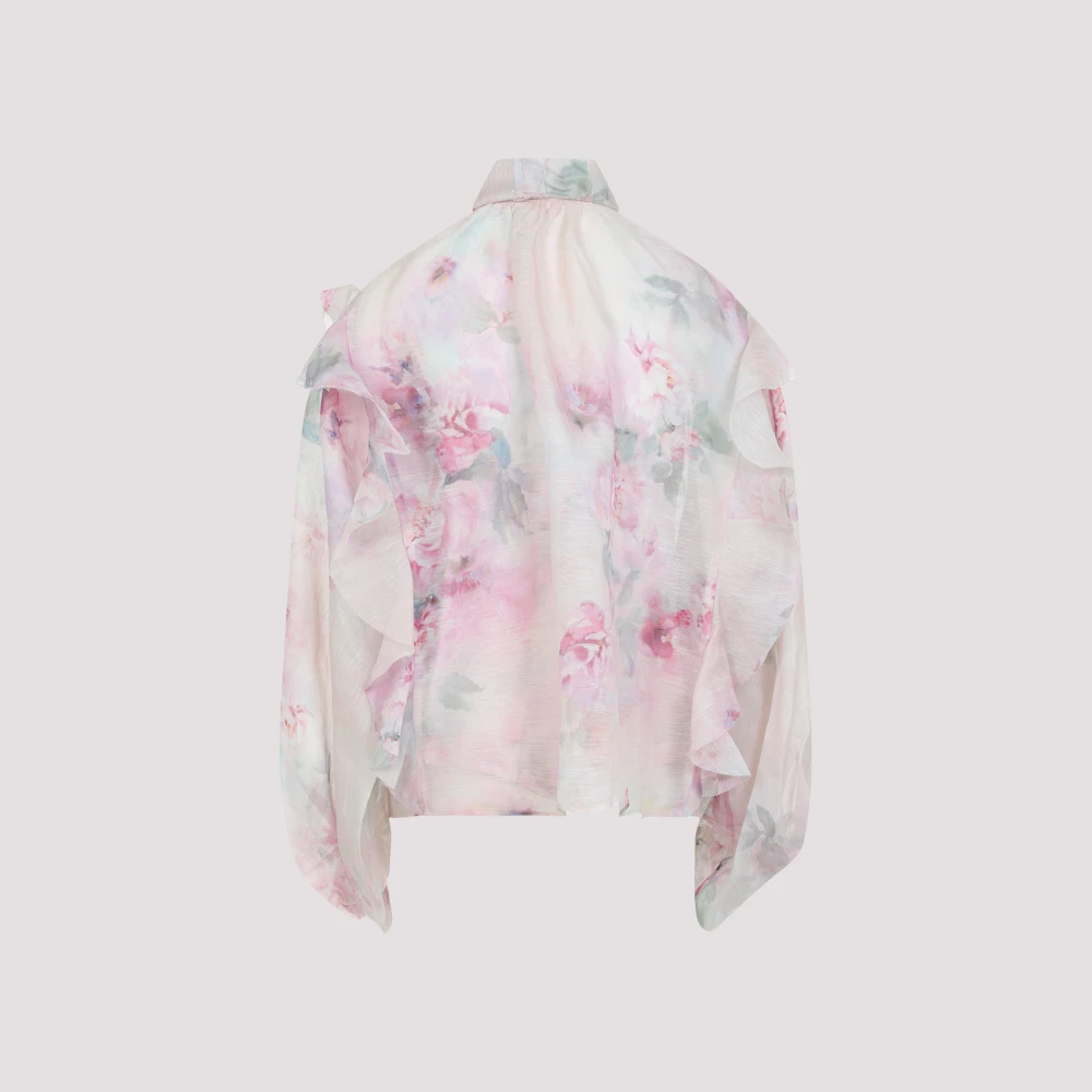 Zimmermann Bloemenstrik Blouse Multicolor Dames