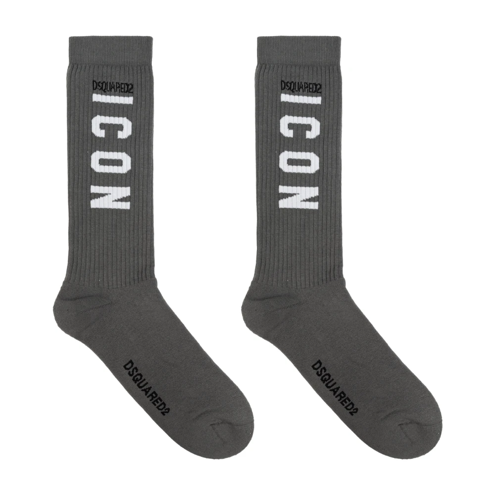 Dsquared2 Sokken met logo Gray Heren