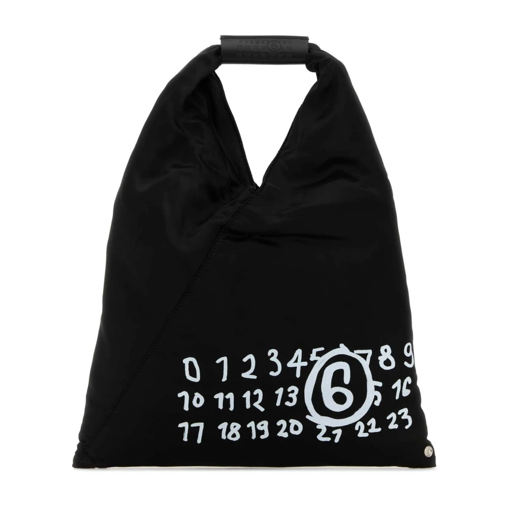 Mm6 Maison Margiela Damen Schwarz Japanische Handtasche