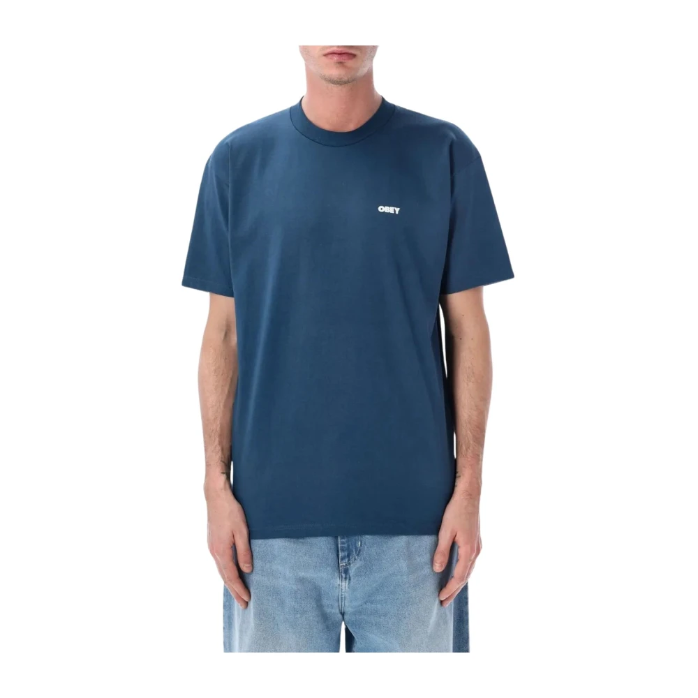 Obey Men's Blue T-Shirts, L, Always Watching Tee
