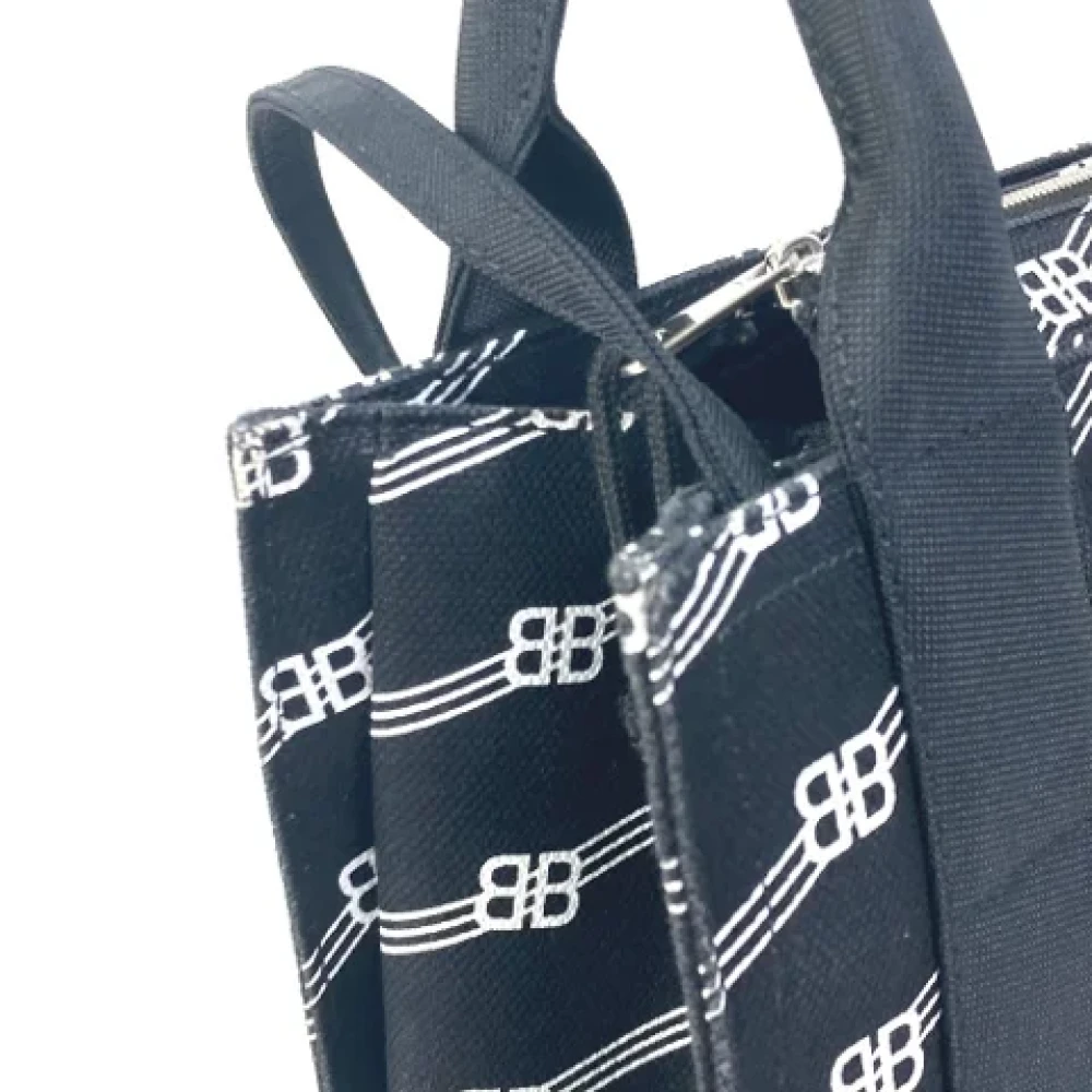Balenciaga Vintage Pre-owned Cotton balenciaga-bags Black Dames
