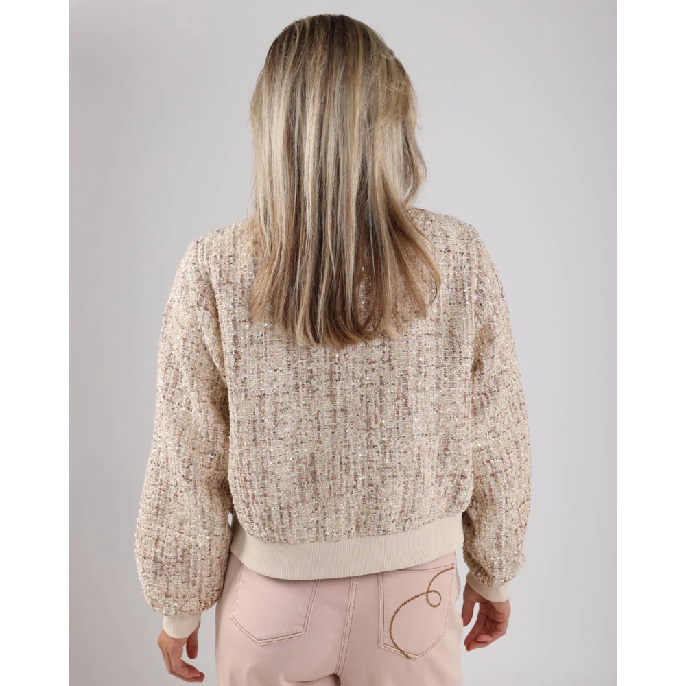 Nukus Pailletjasje Maureen Upgrade Stijl Beige Dames