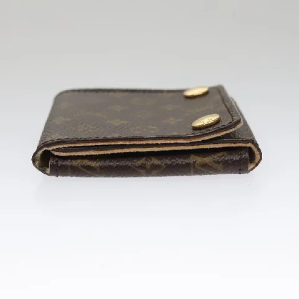 Louis Vuitton Vintage Pre-owned Canvas wallets Brown Dames