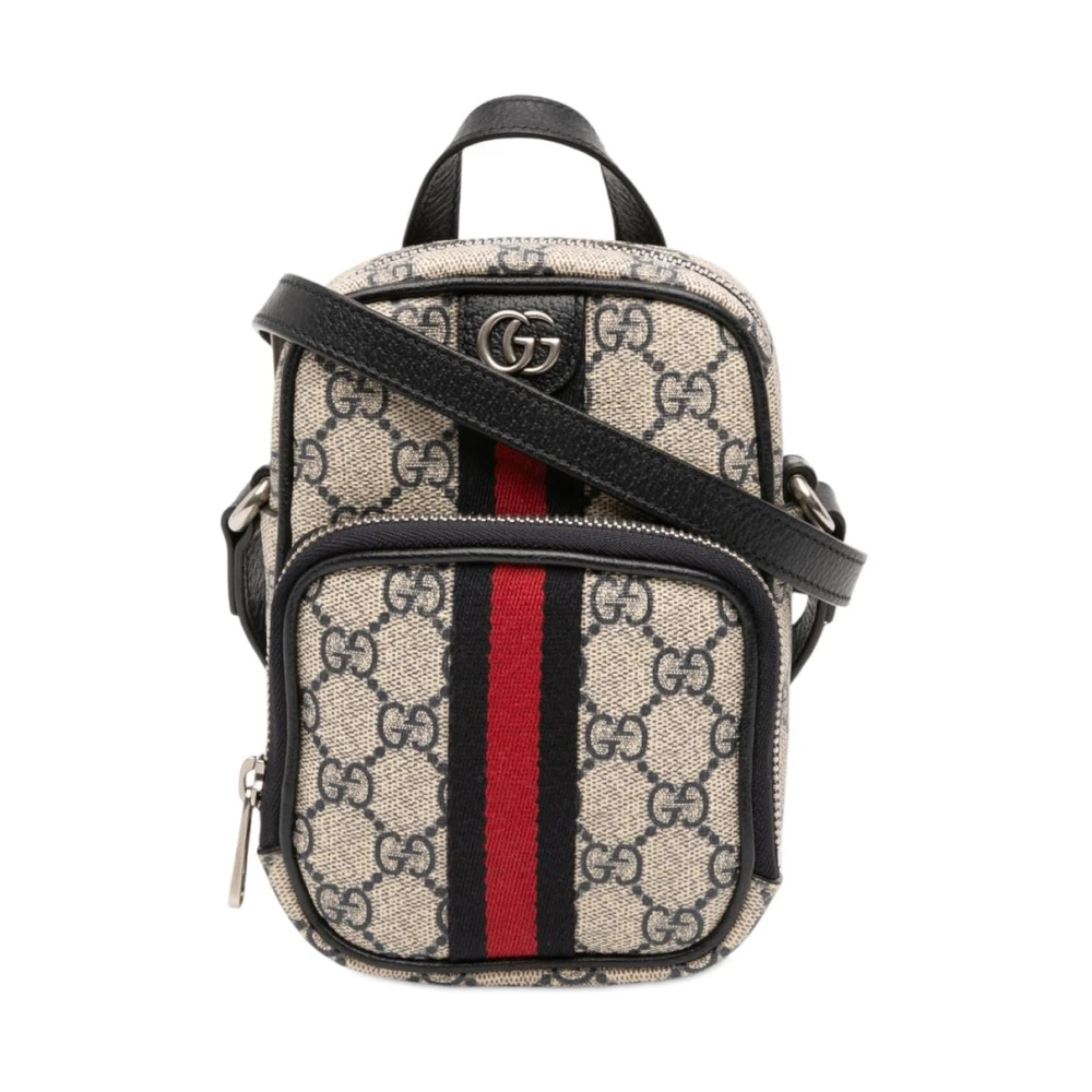 Gucci Vintage Women's Brown Pre-Owned Mini Backpack