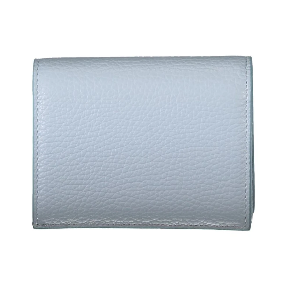 Coccinelle Blauw Leren Portemonnee met Diverse Functies Blue Dames