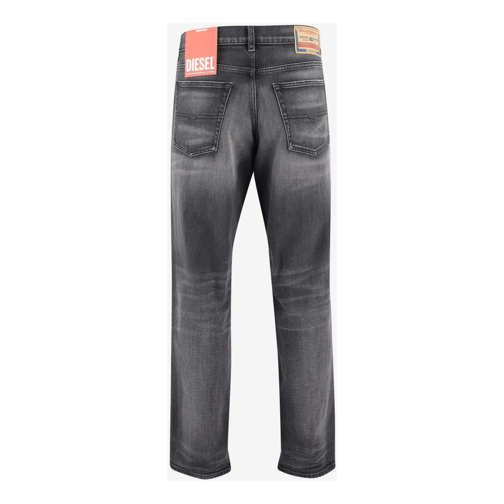 Diesel Stretch Katoen Denim Jeans Regular Fit Gray Heren