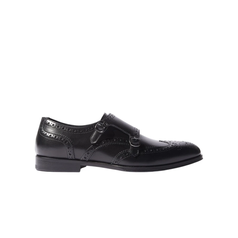 Scarosso Kate Black - Donna Monk Strap Nero - Vitello 40 - Immagine 3