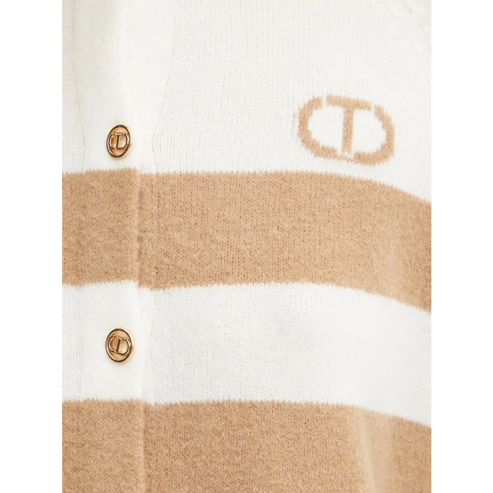 Twinset Cardigan Sweaters in Bic.Neve Sandy Brown Dames