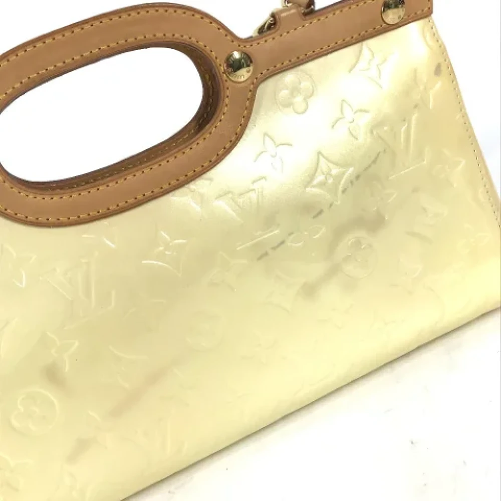 Louis Vuitton Vintage Pre-owned Cotton louis-vuitton-bags Yellow Dames