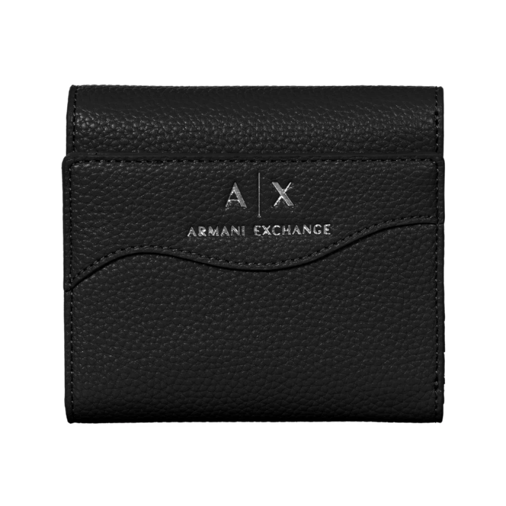 Armani Exchange, Wallets & Cardholders, female, Black, Size: ONE SIZE Wallet