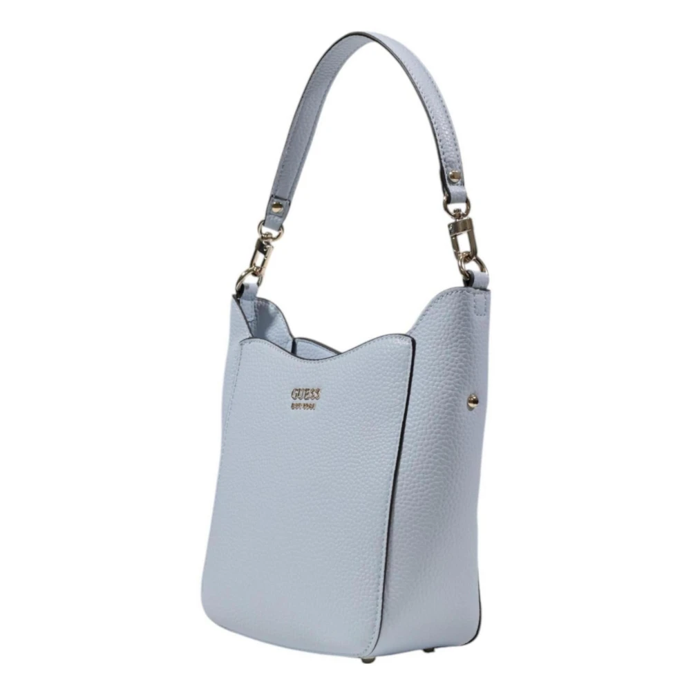 Guess Lichtblauwe Schoudertas met Rits Blue Dames