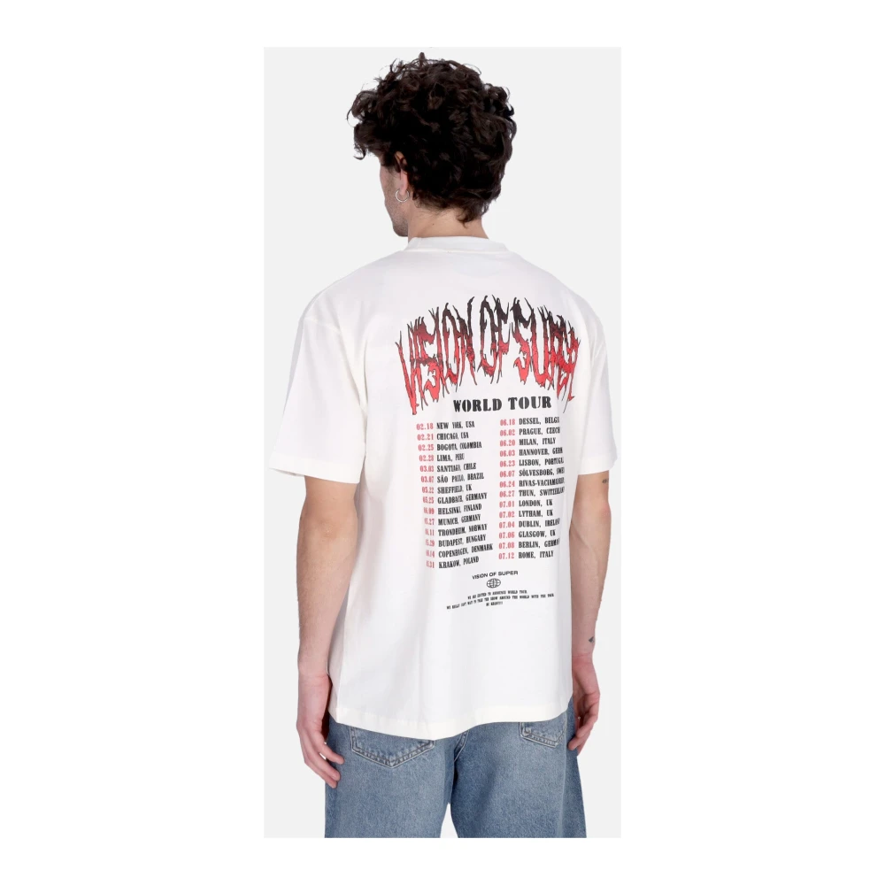 Vision OF Super Cobra Mouth Print Tee White Men's T-Shirt White Heren