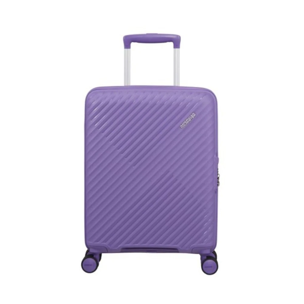 American Tourister Cabin Trolley - Unisex - Cabin Bags - Purple - One Size - Suitcases
