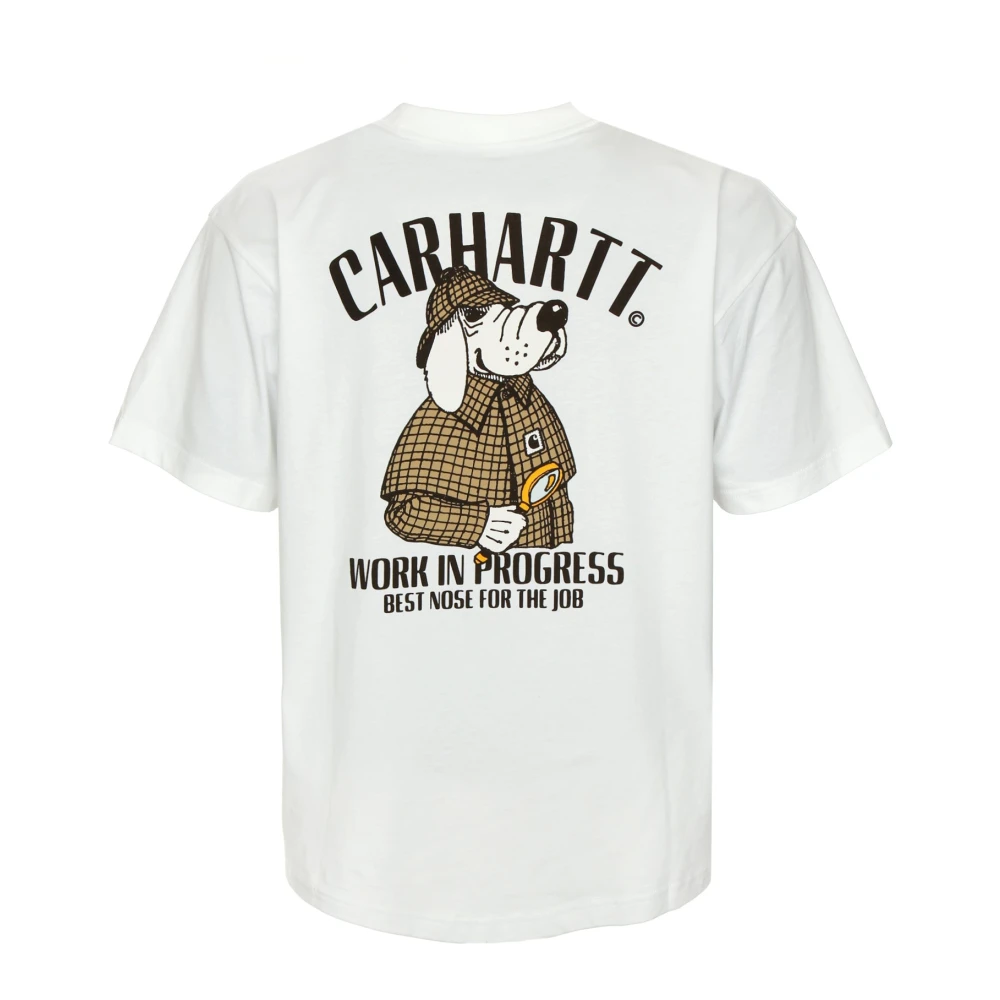 Carhartt WIP Grafische Logo Print T-Shirt White Heren