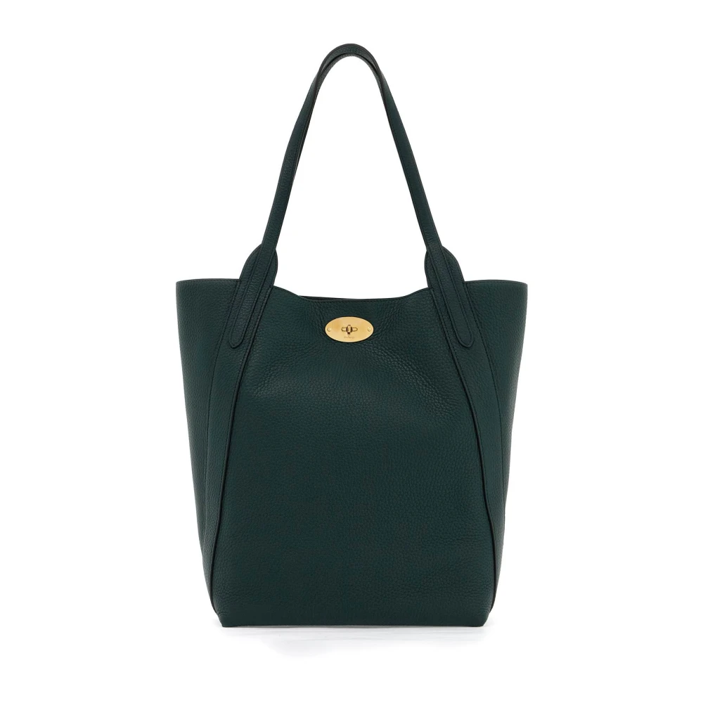 Mulberry Bayswater Gehamerd Leren Tote Tas Green Dames