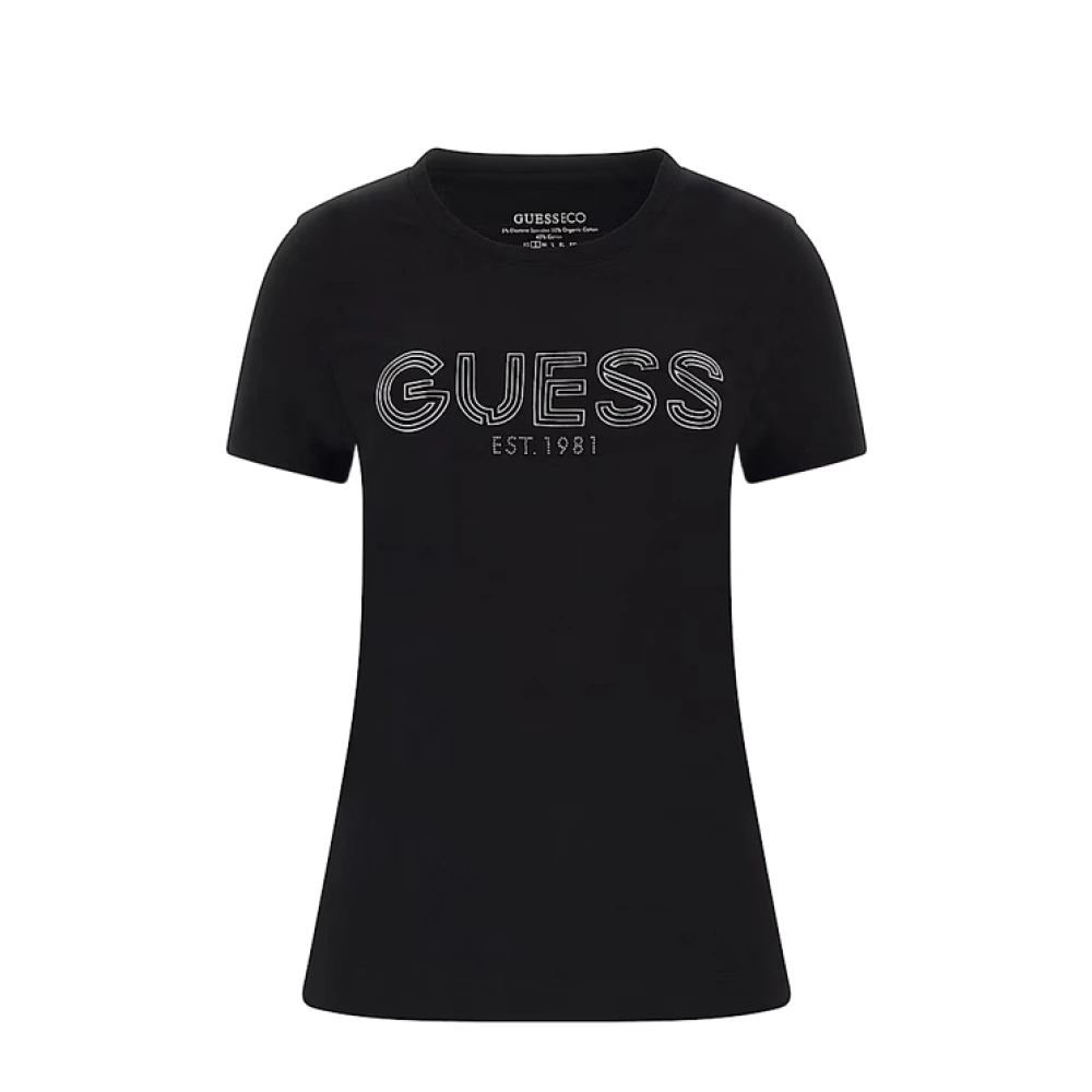 Guess Bold Logo Dames T-Shirt Black Dames