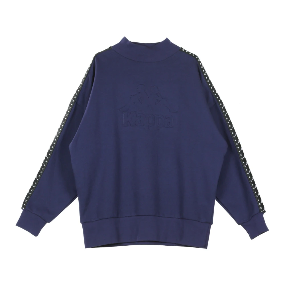 Kappa Blauw Greystone Zwart Crewneck Sweater Blue Heren