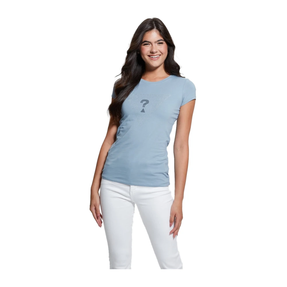 Guess - Tops > T-Shirts - Blue - Guess - Modalova