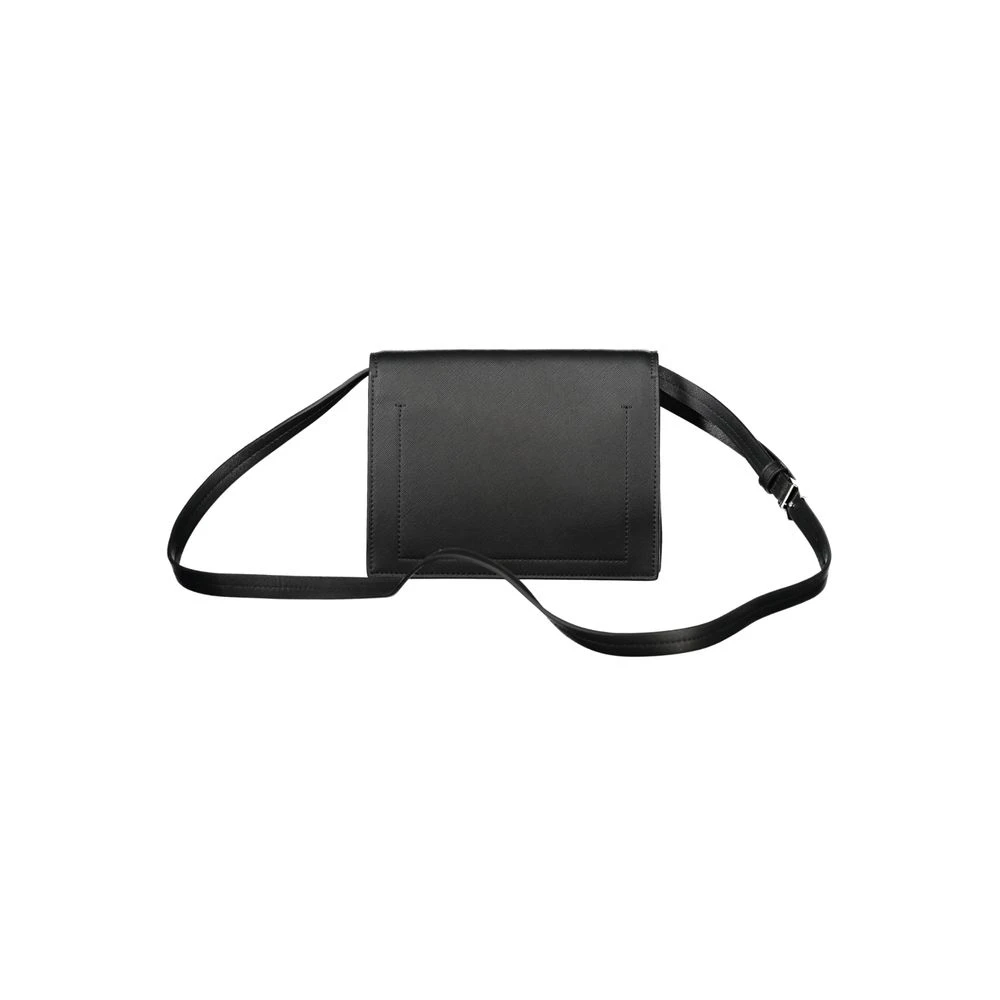 Calvin Klein Zwarte Polyethyleen Handtas Black Dames