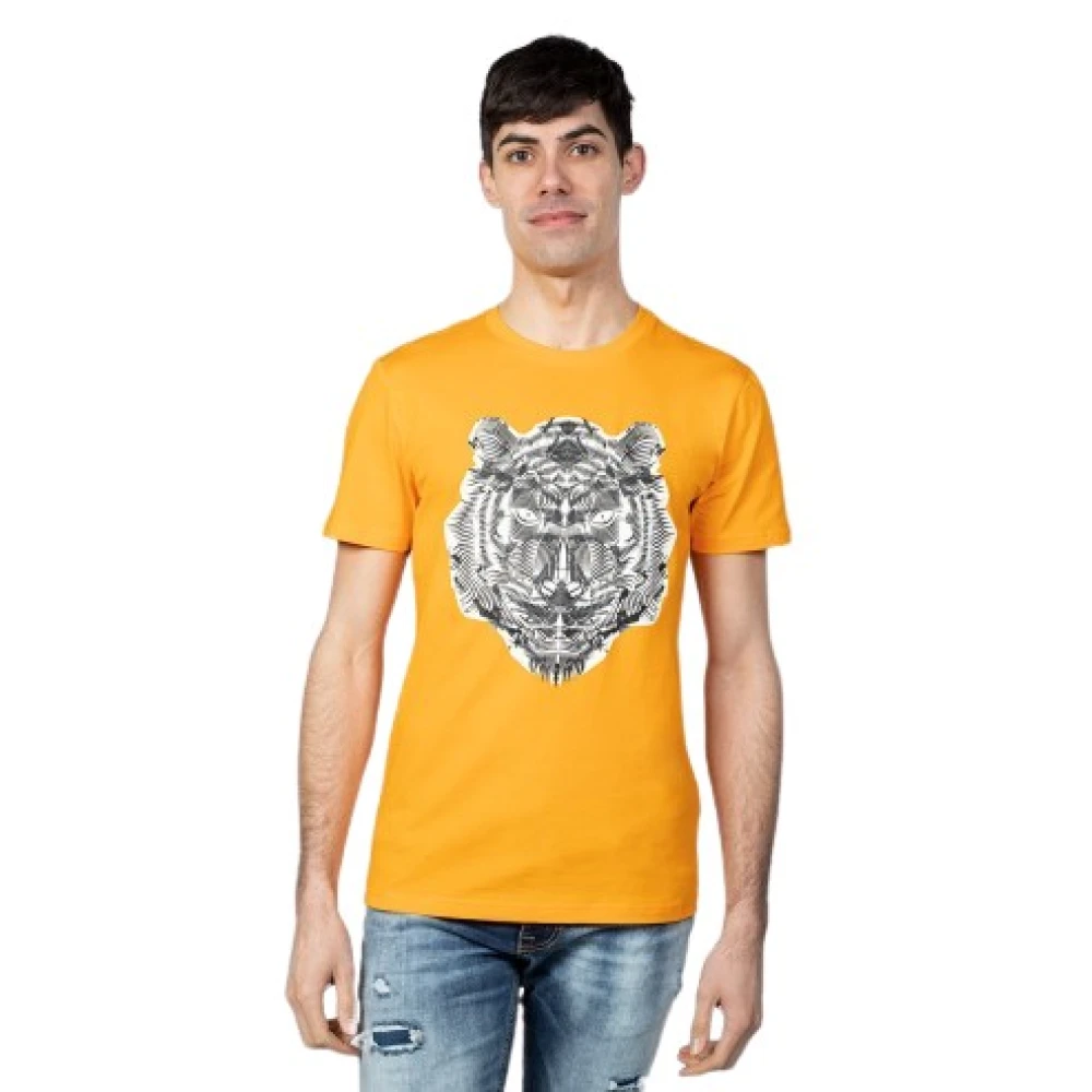 Antony Morato Heren Katoenen T-Shirt Orange Heren