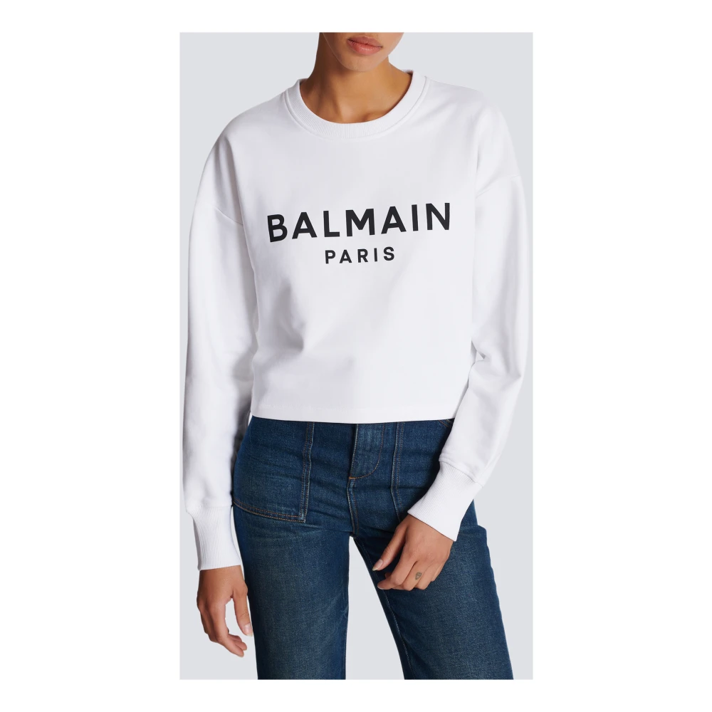 Balmain Paris sweatshirt White Dames
